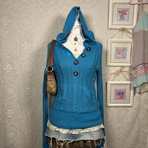 y2k vintage aeropostale cable knit sweater